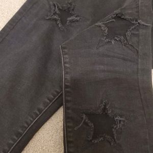NWOT PAIGE for Anthropologie Star Patch Jeans